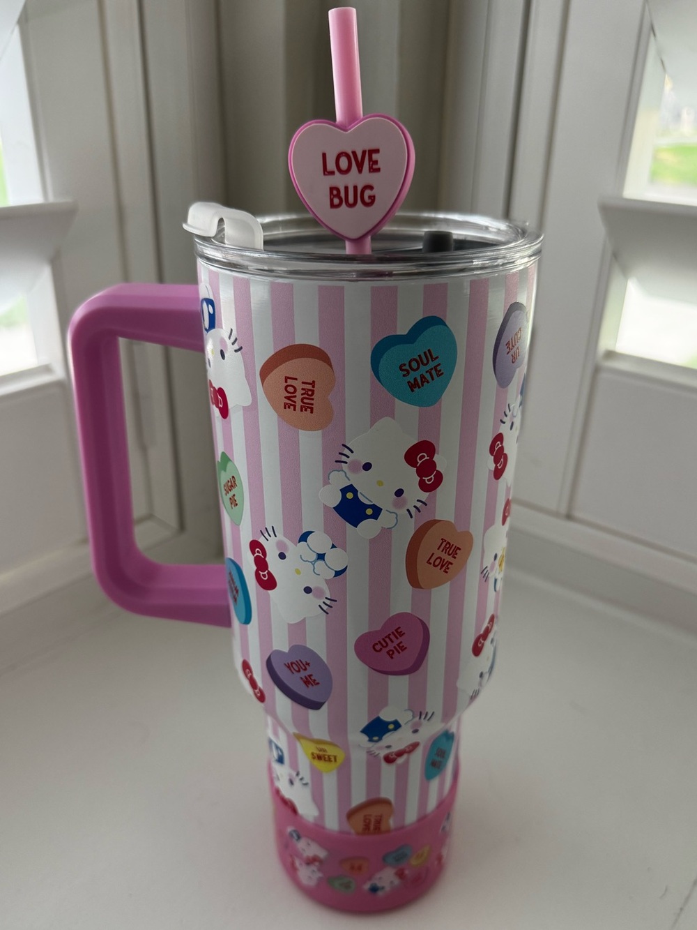 Hello Kitty Travel Tumbler with Handle